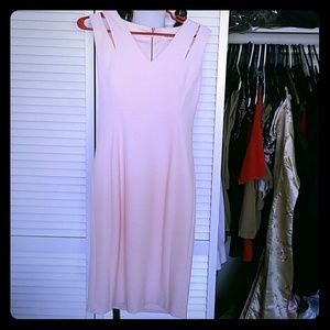 Peach knee length dress